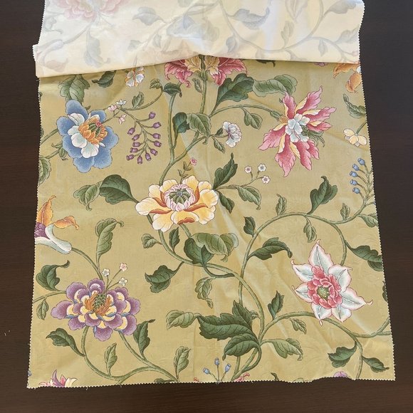 Vintage Braemore Memo Square 26" x 26" Botanique Sample Book 3 Pieces Floral - Picture 3 of 11